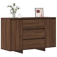 vidaXL Skåp Brun Ek 120x41x75 cm Konstruerat trä