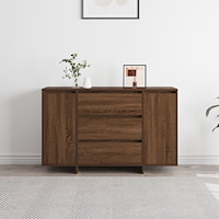 vidaXL Skåp Brun Ek 120x41x75 cm Konstruerat trä