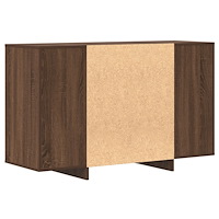 vidaXL Skåp Brun Ek 120x41x75 cm Konstruerat trä