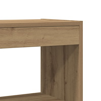 vidaXL Artisan ek bokhylla Artisan ek Konstruerat trä 80 x 30 x 198 cm