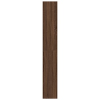 vidaXL Bokhylla Brun ek Konstruerat trä 100 x 30 x 198 cm Brun Ek Hylla