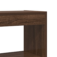 vidaXL Bokhylla Brun ek Konstruerat trä 100 x 30 x 198 cm Brun Ek Hylla