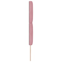 vidaXL Sänggavel Kristallknapp Tuftad Rosa 180 cm Sammet