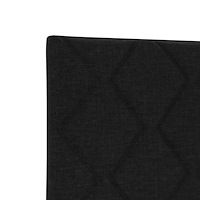 vidaXL Sänggavel Diamantblock Design Svart 100 cm Tyg, vidaXL Sänggavel Diamantblock Design Svart 200 cm Tyg