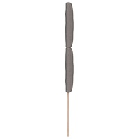 vidaXL Sänggavel med diamantblocksmönster Taupe 100 cm Tyg