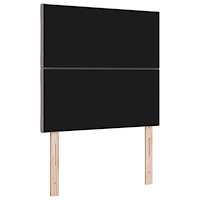 vidaXL Sänggavel med diamantblocksmönster Taupe 100 cm Tyg