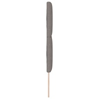 vidaXL Sänggavel Diamantblock Design Taupe 160 cm Tyg