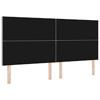 vidaXL Sänggavel Diamantblock Design Ljusgrå 200 cm Polyester