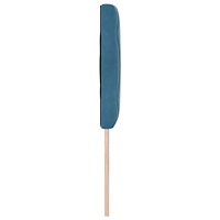 vidaXL Sänggavel Diamantblock design Mörkblå 140 cm Sammet