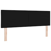 vidaXL Sänggavel Diamantblock Design Svart 160 cm Sammet