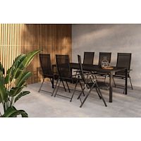 Venture Home Giardini Matgrupp med stolarna Levanzo