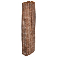 vidaXL Barkstaket Brun 100 x 600 cm Bark