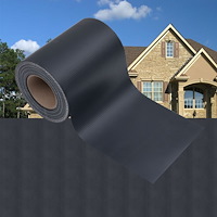 vidaXL Trädgårdens integritetsskärmar 2 pcs Mörkgrå 35 x 0,19 m PVC