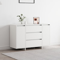 vidaXL Sideboard Vit 120x41x75 cm Konstruerat trä