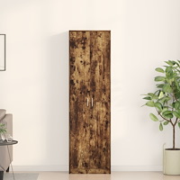vidaXL Garderob Rökt Ek 55x25x189 cm Konstruerat trä