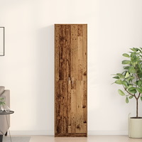 vidaXL Garderob Gammalt trä 55x25x189 cm Konstruerat trä