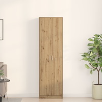 vidaXL Garderob i artisanek 55x25x189 cm Konstruerat trä
