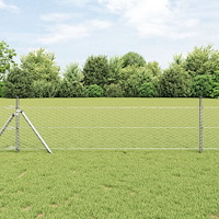 vidaXL Hexagon Staket 0,4x10 m Galvaniserat Stål