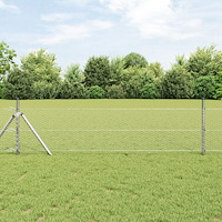 vidaXL Hexagon Stängsel 0,5x10 m Galvaniserat Stål