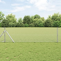vidaXL Hexagon Stängsel 0,6x10 m Galvaniserat Stål