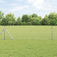 vidaXL Hexagon Fence 0.6x10 m Galvaniserat stål