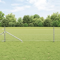 vidaXL Hexagon Staket 0.4x10 m Galvaniserat Stål