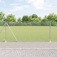 vidaXL Hexagon Staket 1x10 m Galvaniserat Stål