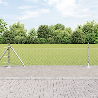 vidaXL Hexagon Inhägnad 0.5x100 m Galvaniserat Stål