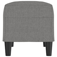 vidaXL Bänk mörkgrå 70x35x41 cm tyg