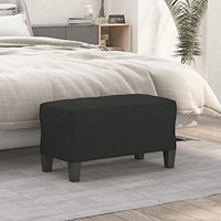 vidaXL Bänk svart 70x35x41 cm tyg