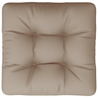 vidaXL Palldyna taupe 60x61,5x10 cm tyg