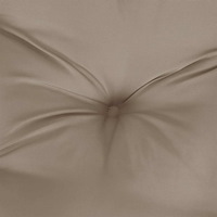 vidaXL Palldyna taupe 60x61,5x10 cm tyg
