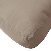 vidaXL Palldyna taupe 60x61,5x10 cm tyg