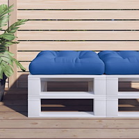 vidaXL Palldyna blå 58x58x10 cm tyg