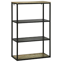 vidaXL Bokhylla 70x35x110 cm Massivt Trä Grov Mango