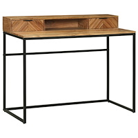 vidaXL Skrivbord 110x50x87 cm Solid Trä Akacia