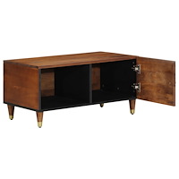 vidaXL Kaffeebord 80x50x40 cm Massivt Mangoträ