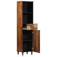 vidaXL Sideboard honungsbrun 38 x 33.5 x 160 cm Massivt Mangoträ