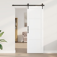 vidaXL Innerdörr "ORKDAL" Vit 73.5x211x4 cm Solid Wood Pine