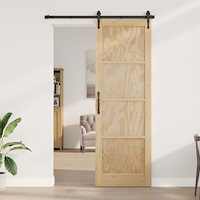 vidaXL Inredningsdörr 'ORKDAL'78x232x4 cm Massiv Träd Furu