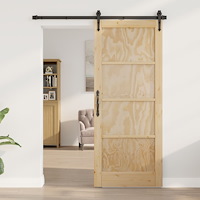 vidaXL Inredningsdörr "ORKDAL" 83x202x4 cm Massiv trä Furu