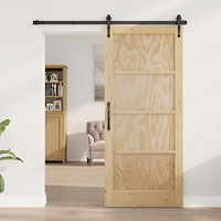 vidaXL Inredningsdörr 'ORKDAL'86x198.5x4 cm Solid Wood Pine