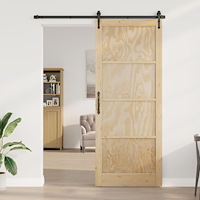 vidaXL Innerdörr "ORKDAL" 93x232x4 cm Massiv Trädörr Pine