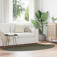 vidaXL Matta "HUARTE" Korthårig Mjuk och Tvättbar Skogsgrön 100x200 cm