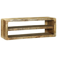 vidaXL TV-bänk 100x32x36 cm Massivt Mangoträ