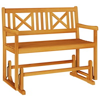 vidaXL 2-sits Trädgårds Gungbänk 110x59x97 cm Massivt trä Akacia