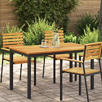 vidaXL Bordsskiva 120x70x2,2 cm Rektangulär Solid Trä Acacia