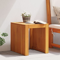 vidaXL Trädgårdsbord 43x36x40 cm Massivt trä Teak