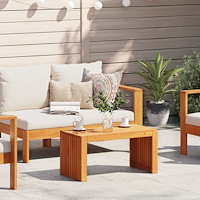 vidaXL Garden Kaffebord 70x35x35 cm Massivt Trä Akacia