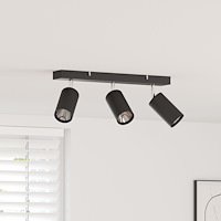 vidaXL Takspotlight 3 Väg Justerbar Svart GU10